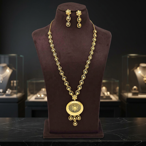 Vente en gros de parures de bijoux de mariée en or micronisé 14K18K24K de style Dubaï, parures de bijoux de style turc traditionnel, colliers tendance - Product Image 4