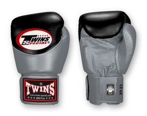 Gants de boxe Muay Thai personnalisés pour jumeaux, modèle très vendu, en cuir véritable tressé avec sangle, équipement de boxe professionnel - Product Image 5