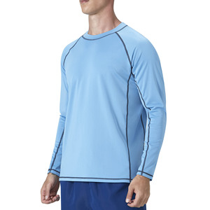 Camiseta de Protección Solar UPF 50+ UV, Blanca con Degradado Gris, Unisex, para Adultos, Cuello Redondo, Estilo Deportivo - Product Image 4