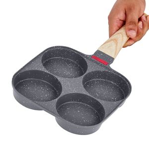 Sartén Antiadherente para 4 Huevos con Tapa de Aluminio, 3 en 1, para Hacer Omelettes, Panqueques, Hamburguesas y Sándwiches - Product Image 5