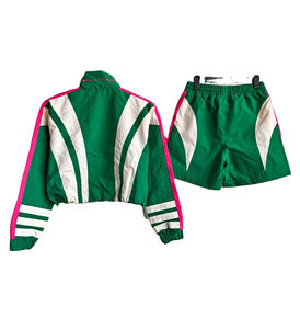 Conjunto de Chaqueta y Pantalones Impermeables con Cierre, Cuello Alto y Diseño Holgado, Ropa Deportiva Transpirable de Punto, Moda Unisex para Invierno - Product Image 2