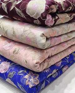 Tela de Chifón Bordada Malty Dobby, 100% Poliéster, Transpirable, Ecológica, para Bodas, Color Personalizado, Suministro Textil, Exportaciones - Product Image 3