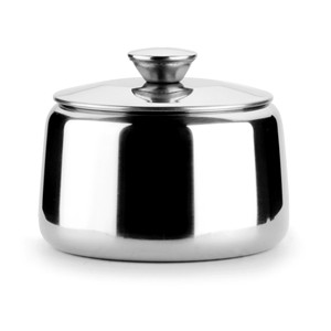 Zuccheriera Classica con Coperchio, Contenitore per Cucina in Acciaio Inossidabile - Product Image 1