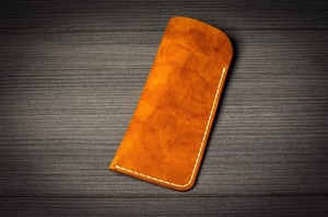 Designer Handmade Classic Genuine Leather Eyewear Pouch Sunglasses Protector Luxury Corporate Gift Item LGC-0132 - Product Image 3