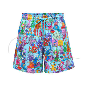 Shorts de plage respirants pour hommes, style tendance, couleur unie, shorts de plage pour femmes, shorts de plage personnalisés pour hommes - Product Image 4