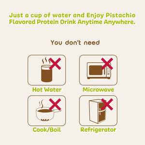 SIGNWIN- Bubble <b>Tea</b> <b>Powder</b> Pistachio Protein Kit Meal Replacement Beverage Low Calorie 300g Box Made in Taiwan - Product Image 4