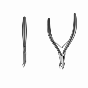 High Quality Stainless Steel Nipper and Cuticle Pushers <b>Set</b> for Manicure and <b>Pedicure</b> Professional Nail Care Tools - Product Image 3