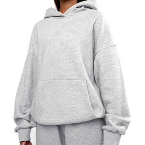 Sudaderas Extra Grandes para Mujer, con Capucha y Logotipo Frontal, 100% Algodón, para Uso en Exteriores, Precio Bajo - Product Image 5