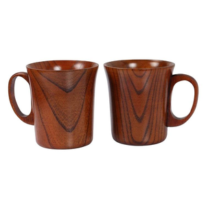 Mug en bois artisanal indien écologique - Design personnalisable avec logo, style classique pour la maison, meilleur cadeau, décoration de table, multi-usages - Product Image 2