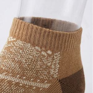 <b>Women</b> Men Performance Running <b>Merino</b> Wool No Show Sport <b>Socks</b> Cushion Breathable Athletic Low Cut Moisture Wick Customized Color - Product Image 4