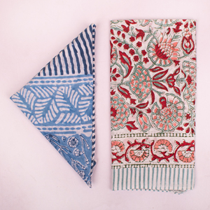 Trending Cotton Bandana Floral Summer Wristband Unisex Pets Hair Covering Indian Heritage Fashion <b>Accessory</b> Paisley Wraps - Product Image 1