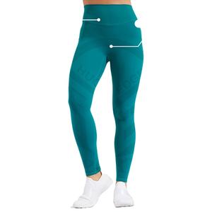 Leggings de sport taille haute unis pour femme, effet froncé aux fesses, coupe en V, pour yoga et fitness, séchage rapide, grandes tailles, vente en gros - Product Image 1