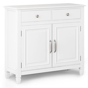 Mobiletto Contenitore Bianco Connaught per Ingresso e Soggiorno - Product Image 1