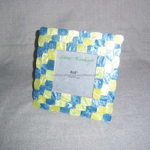 Cadre à mémoire de forme incrusté de bois écologique de qualité supérieure Cadre photo fabriqué à la main de taille et de couleur personnalisées pour des moments inoubliables - Product Image 2