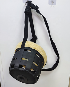 Muserole de pâturage confortable avec harnais, museroles de pâturage rembourrées en polaire pour chevaux, vente en gros - Product Image 2