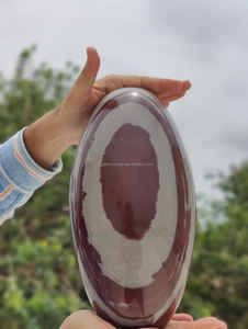 Shivalingam de Narmadeshwar, Piedra Preciosa Religiosa Sagrada para Meditación, Cristal Curativo Feng Shui, Figura Grande de Shiva Más Vendida - Product Image 5