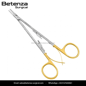 Porte-aiguille Diethrich TC de haute qualité avec mâchoires en carbure de tungstène 1,0 mm, instrument chirurgical en acier inoxydable 18 cm - Product Image 2