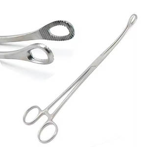 Pinzas de Acero Inoxidable para Sujetar Esponjas, para Uso Médico y Quirúrgico, Pinzas de Alta Calidad para Sujetar Esponjas - Product Image 1