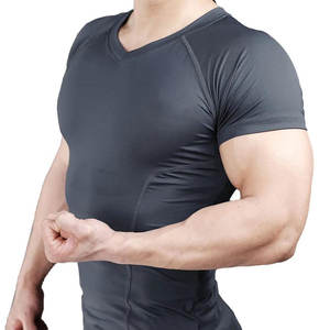 Camiseta de Compresión Deportiva de Secado Rápido para Hombre, Camiseta de Compresión Muscular Transpirable de Poliéster para Fisicoculturismo - Product Image 2