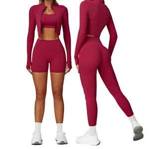 Ropa de Entrenamiento para Mujer, Transpirable, Tallas Grandes, Leggings Modestos para Embarazadas, Shorts, Sujetador Deportivo, Camiseta sin Mangas, Sudadera con Capucha, Chaqueta, Mono - Product Image 3
