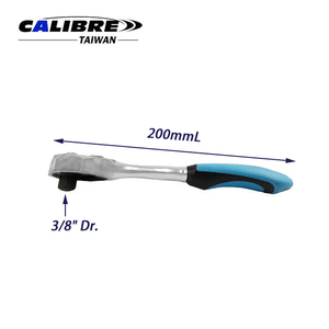 ด้ามขันแบบไม่หมุนได้ TAIWAN CALIBRE Industrial DIY ขนาด 3/8 นิ้ว 60 ฟัน พร้อมด้ามจับสีน้ำเงิน CRV แบบ OEM - Product Image 2