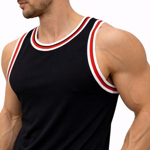 Proveedor OEM de Camisetas de Gimnasio, Camiseta sin Mangas con Estampado Personalizado, Pedido al por Mayor, Camiseta Deportiva de Algodón y Elastano, Exportación de Fábrica - Product Image 3