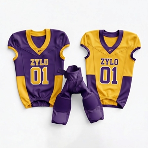 ZYLO Venta al por Mayor de Uniformes de Fútbol Americano Personalizados por Sublimación, Uniformes de Fútbol Americano de Talla Grande para Jóvenes y Entrenamiento Universitario - Product Image 2