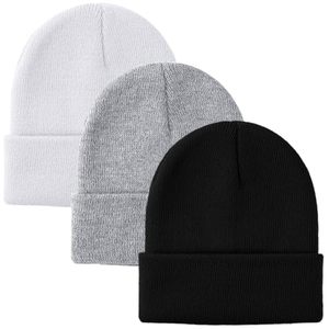 Bonnet en tricot 100% personnalisé unisexe avec logo brodé pour l'hiver, la course, la plage, les voyages et les activités de plein air - Product Image 6