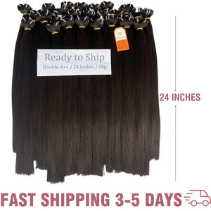 Envío Rápido, Cabello Vietnamita Virgen, Super Double Drawn, Puntas Marrones, Paquetes de Cabello Humano, Precio al por Mayor, Directo de Fábrica - Product Image 5