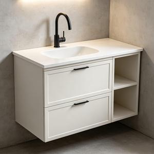 Highly Recommended Luxury Product Unique Solid Wood Shaker Vanity <b>Bathroom</b> Commercial - Product Image 6