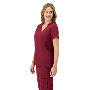 ชุดยูนิฟอร์มโรงพยาบาล ชุดสครับแพทย์ พยาบาล แขนสั้น สีใหม่ ชุดสครับ / ชุดผู้หญิงแบบยืดได้ - Product Image 4