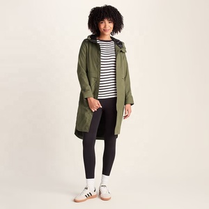Chaqueta de Invierno Impermeable para Mujer, con Cierre, Capucha y Relleno, Abrigo Largo Transpirable de Poliéster, Resistente al Viento - Product Image 2