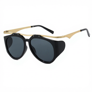 Personality High-End UV400 Full Rim <b>Square</b> <b>Sunglasses</b> 2024 New European American Street Style Internet Celebrity Same Style - Product Image 6