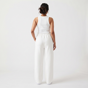 Pantalon de survêtement ample à jambes larges pour femme, décontracté, 100 % polaire polyester, longueur intégrale, pour le sport et la course, coupe ample, short de survêtement pour femme - Product Image 2