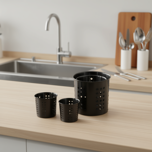 Porte-couteaux et fourchettes TENEDOR, design minimaliste, sur pied, avec paniers à tiroirs pour le rangement de cuisine - Product Image 3