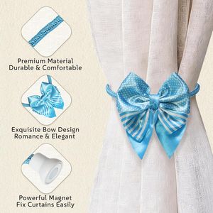 Fermacurtain Magnetici Eleganti e Robusti 2026 - Set da 2 con Corda a Fiocco - Accessori Eleganti per Bastoni e Binari per Tende - Product Image 5