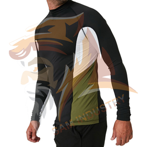 Wholesale Long Sleeve Gym Sublimation Printed Custom Logo <b>Compression</b> Gym <b>Shirts</b> Long Sleeve Quick Dry <b>Men</b> <b>Compression</b> <b>Shirts</b> - Product Image 4