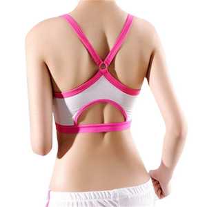 Vente Flash : Soutien-gorge de Sport Personnalisable avec Logo, Dos Croisé en Maille, Sans Coutures, pour Fitness et Yoga - Product Image 5