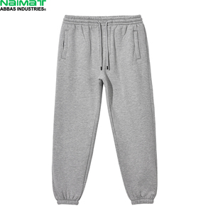 Pantalon de survêtement doublé polaire pour homme, texture douce, design minimaliste, uni, chaud, pour usage quotidien, ensemble de pantalons d'extérieur - Product Image 1