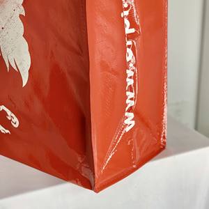 Vente chaude Sac personnalisé en PP tissé de haute qualité Sac d'épicerie personnalisé en PP tissé Sac fourre-tout personnalisé en PP tissé Sacs de shopping en polypropylène durables - Product Image 3