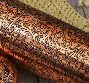 Botella Portátil de Cobre Puro 100% Hecha a Mano, Ecológica, de Lujo, Gran Capacidad, con Tapa Completamente Grabada para Beber Directamente, Venta al Por Mayor - Product Image 6