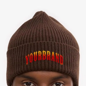 Custom Logo Outdoor Wear Knitted <b>Warm</b> <b>Hats</b> Skull Cap High Quality Winter Acrylic Beanie <b>Hat</b> - Product Image 6