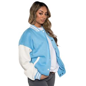 Veste universitaire pour femmes de haute qualité, best-seller, prix de gros, matière solide, peau de mouton respirante, vêtements d'hiver - Product Image 3