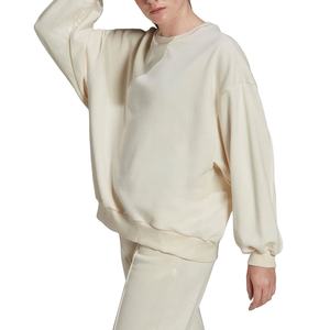 2025 nuevo logotipo personalizado sudaderas sueltas para mujer sudaderas de punto de manga larga sólida Casual para invierno de talla grande - Product Image 1