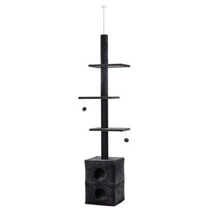 Albero Tiragraffi in Legno per il Divertimento di Tuo Amico Felino nel Gioco e nella Salita! - Product Image 5