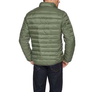 High Street 2025 <b>Men's</b> Waterproof Puffer Jacket Customized <b>Long</b> Sleeve Polyester Zipper Closure Winter <b>Coat</b> with OEM Service - Product Image 3