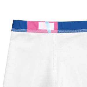Jack and Jill Youth Girls Pink Blue <b>Printed</b> Capri <b>Leggings</b> High Waist Stretch Athletic Yoga Pants Casual Sports Activewear - Product Image 6