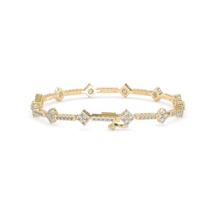 Pulsera de Tenis con Diamantes Moissanite de Diseño de Lujo y Acabado Clásico, Joyería para Mujer, Regalo de Aniversario de Bodas - Product Image 3