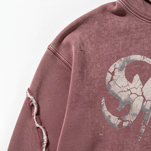 Sweat à capuche pour homme, design personnalisé, effet délavé, logo personnalisé, coton, molleton français, polaire polyester, streetwear tendance, sweat à capuche pull-over - Product Image 5