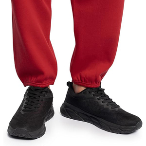 Pantalon de jogging décontracté pour homme en coton gris léger et respirant, avec taille élastique et cordon de serrage, poches latérales, idéal pour l'automne - Product Image 5